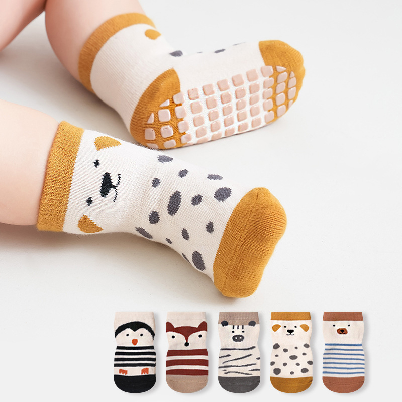 Unisex Baby Socks Non Slip - Chaussettes de sol pour bébé, Design
