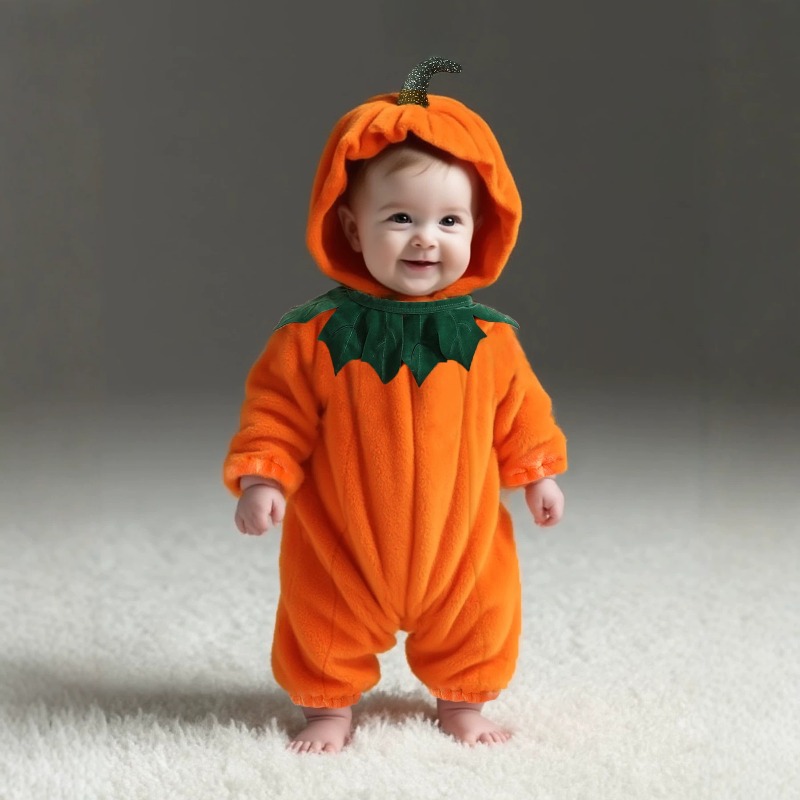 Cotton Baby Onesies Zipper - Combinaison à capuche pour bébé nouveau-né,