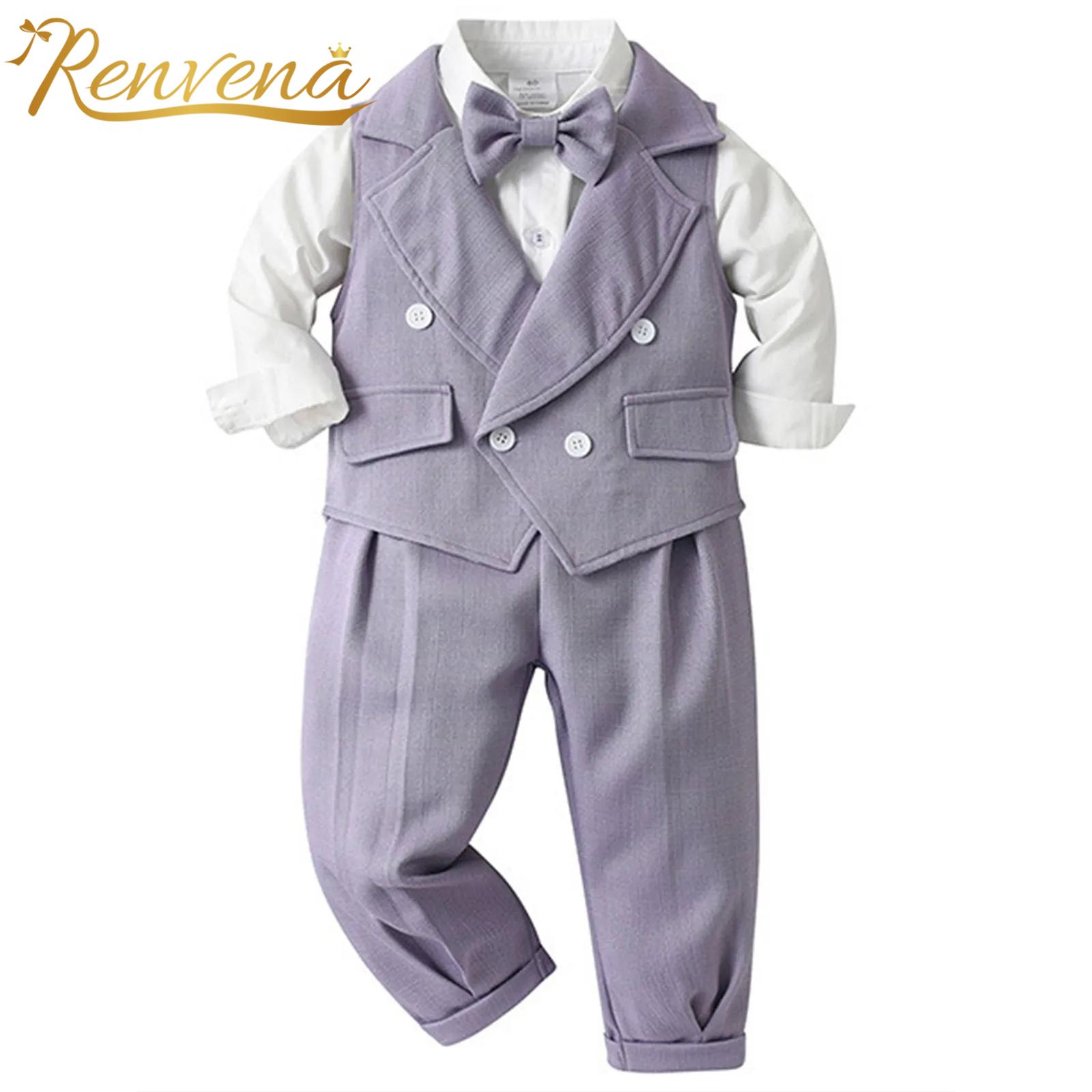 Baby Boy Suit Set Baptism - Costume pour bébé garçon, Costume de