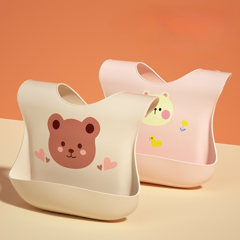 Waterproof Baby Bibs Silicone - Bavoirs imperméables pour bébé en silicone