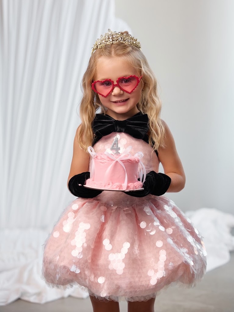 Robe d'anniversaire rose à pai - Toddler Girl Tulle Party Dress avis et prix