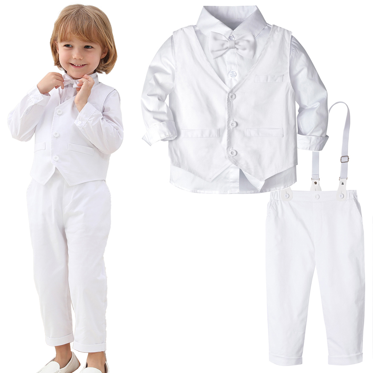 Tenue de baptême pour bébé gar - Baby Boy Suit Set Baptism avis et prix