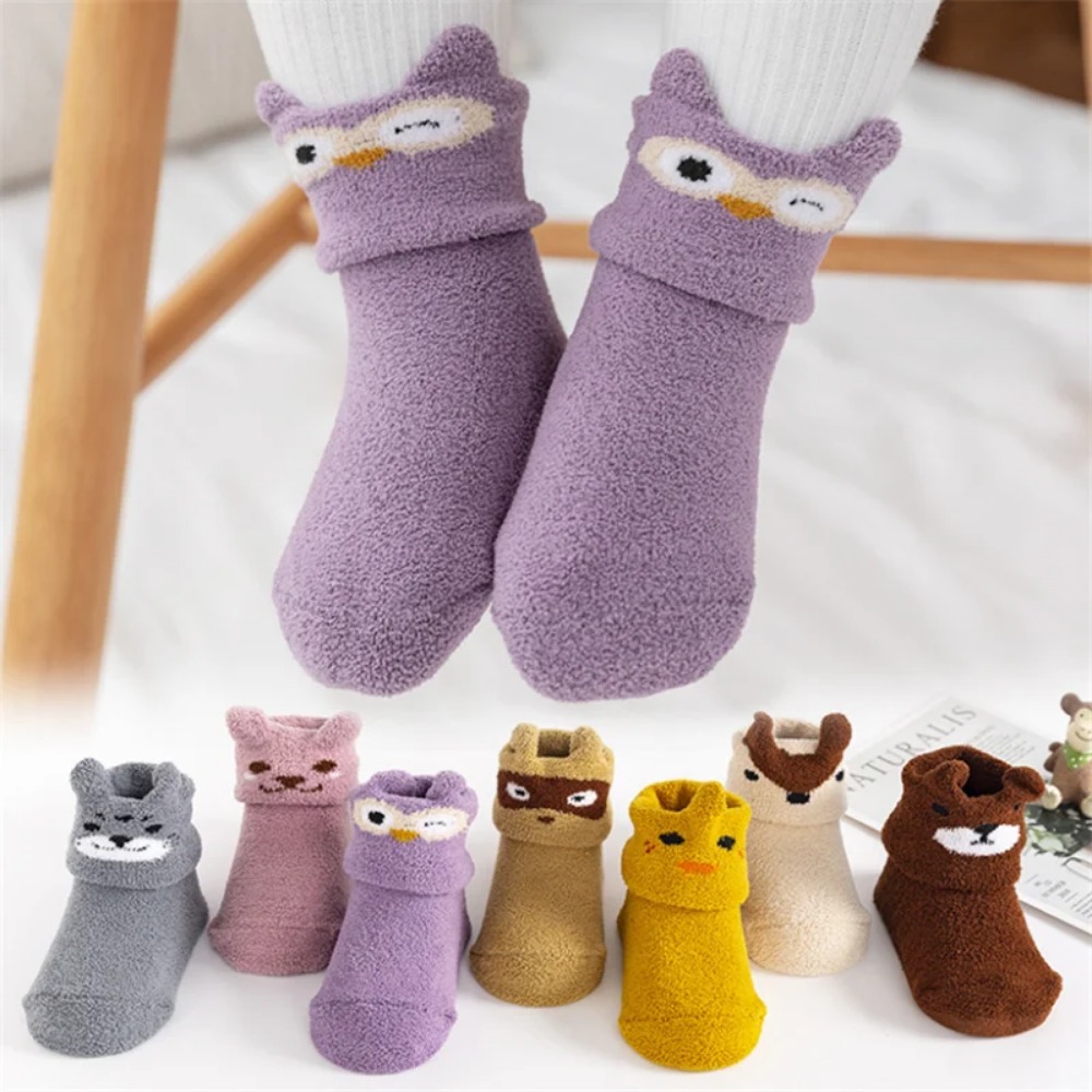 1 pièces gris Silicone antidér - Unisex Baby Socks Non Slip avis et prix