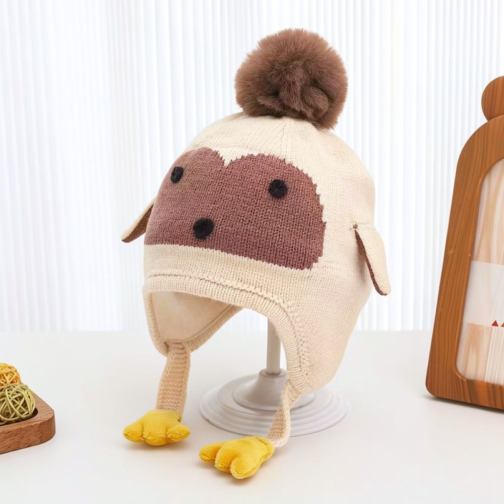 Adorable bonnet d’hiver tricot - Infant Beanie Hat With Ears avis et prix