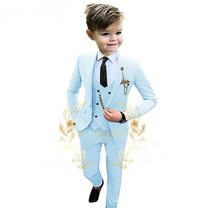 Ensemble blazer beige et panta - Baby Boy Suit Set Baptism avis et prix