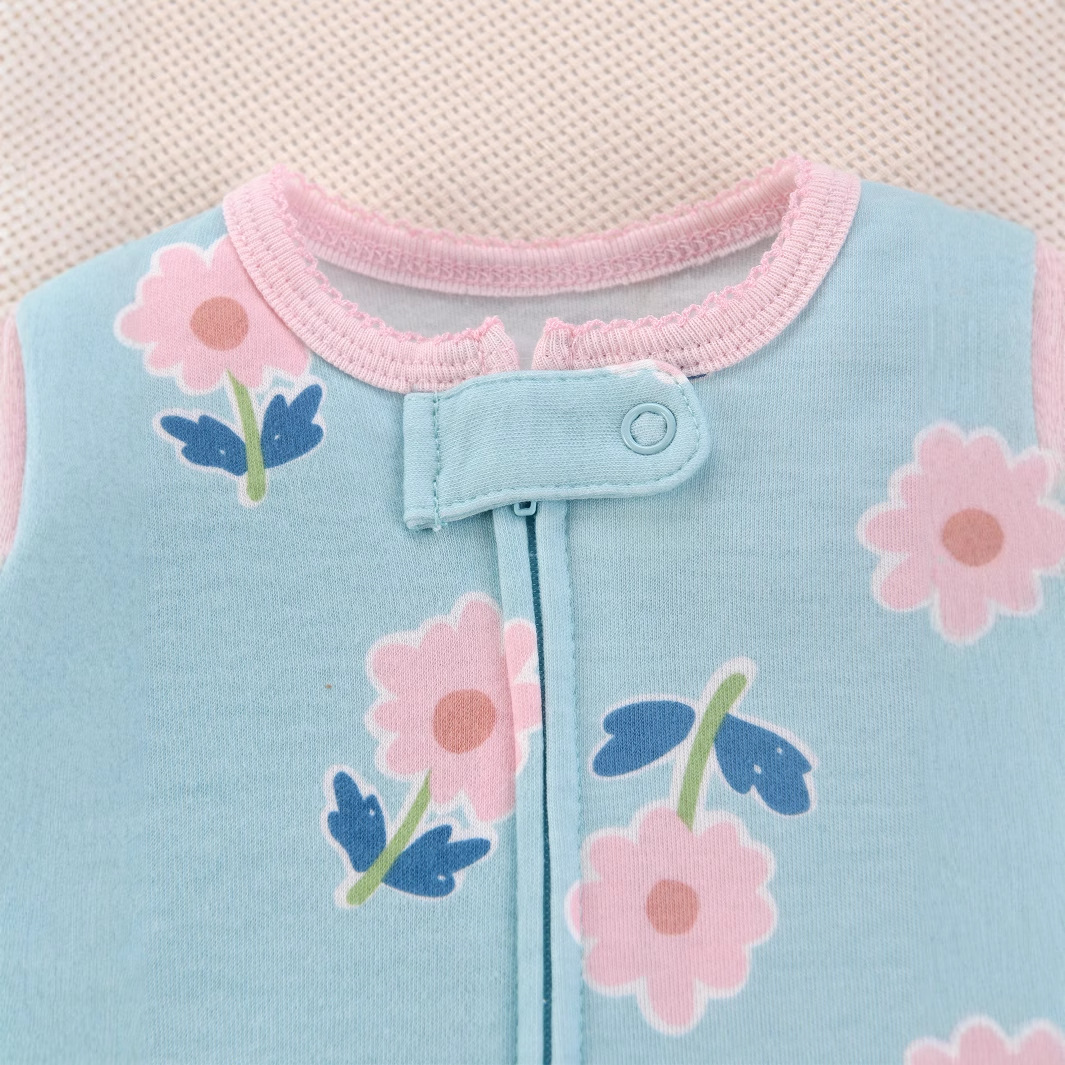 Pyjama grenouillère en pur cot - Cotton Baby Onesies Zipper avis et prix