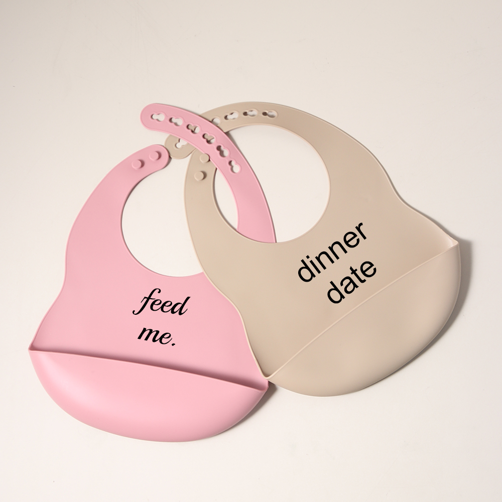 Bavoirs en silicone citation m - Waterproof Baby Bibs Silicone avis et prix