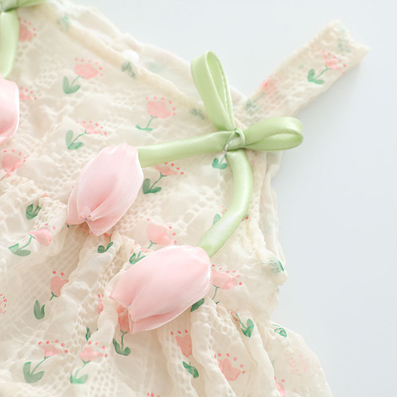 Combinaison d'été 2026 pour bé - Newborn Baby Girl Romper Floral avis et prix