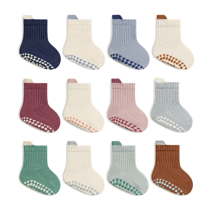 3 paires de chaussettes en cot - Unisex Baby Socks Non Slip avis et prix
