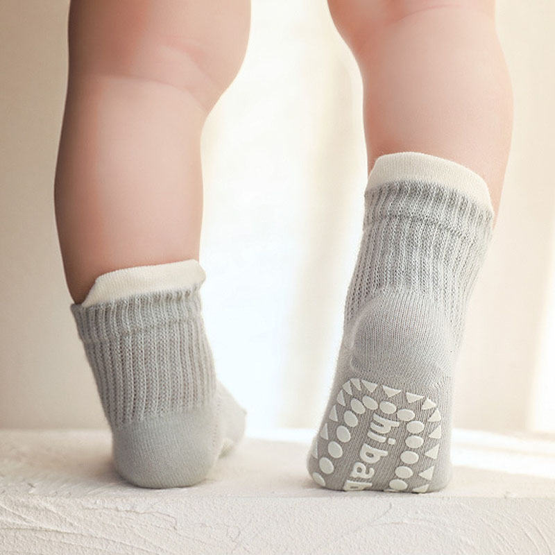 3 paires de chaussettes en cot - Unisex Baby Socks Non Slip avis et prix