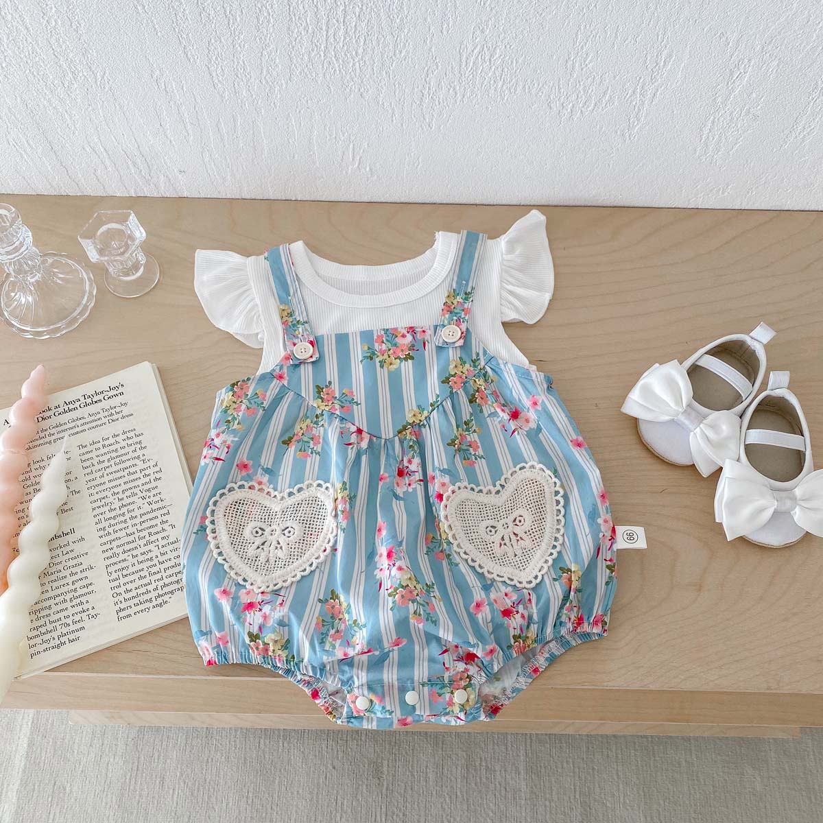 Vêtements pour nouveau-nés fil - Newborn Baby Girl Romper Floral avis et prix