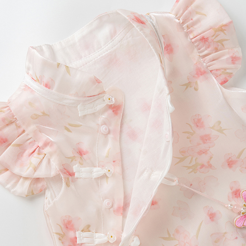Vêtements d'été pour nouveau-n - Newborn Baby Girl Romper Floral avis et prix