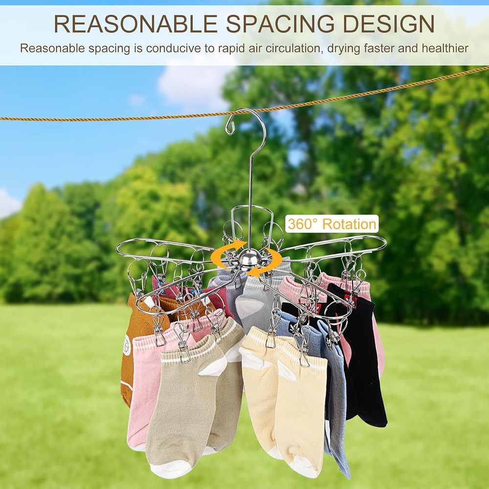 Séchoir à linge en acier inoxy - Diapering avis et prix