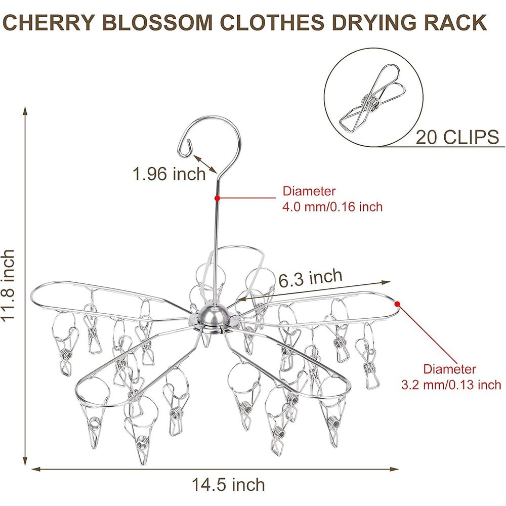 Séchoir à linge en acier inoxy - Diapering avis et prix