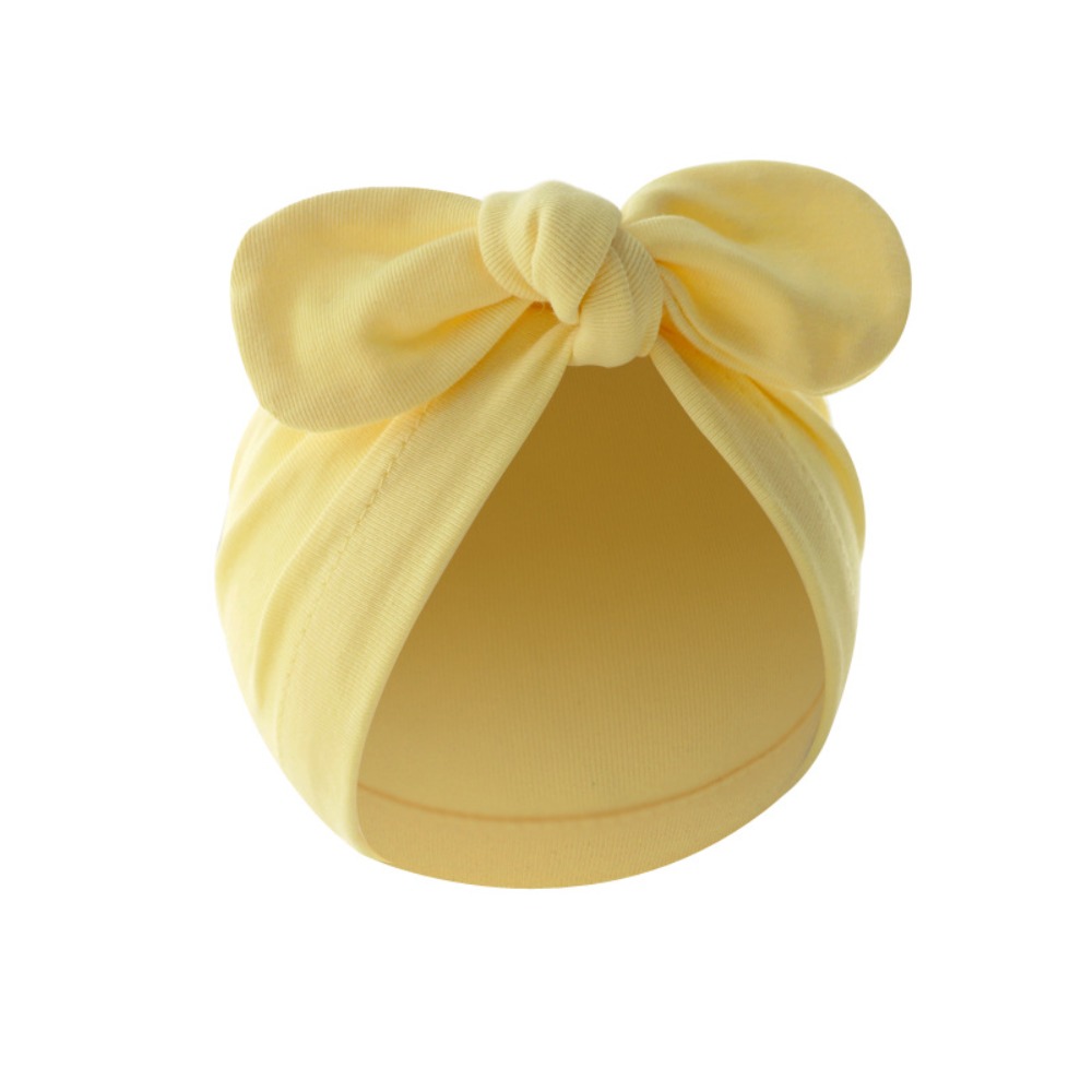 Mignon fleur noeud chapeau cot - Infant Beanie Hat With Ears avis et prix