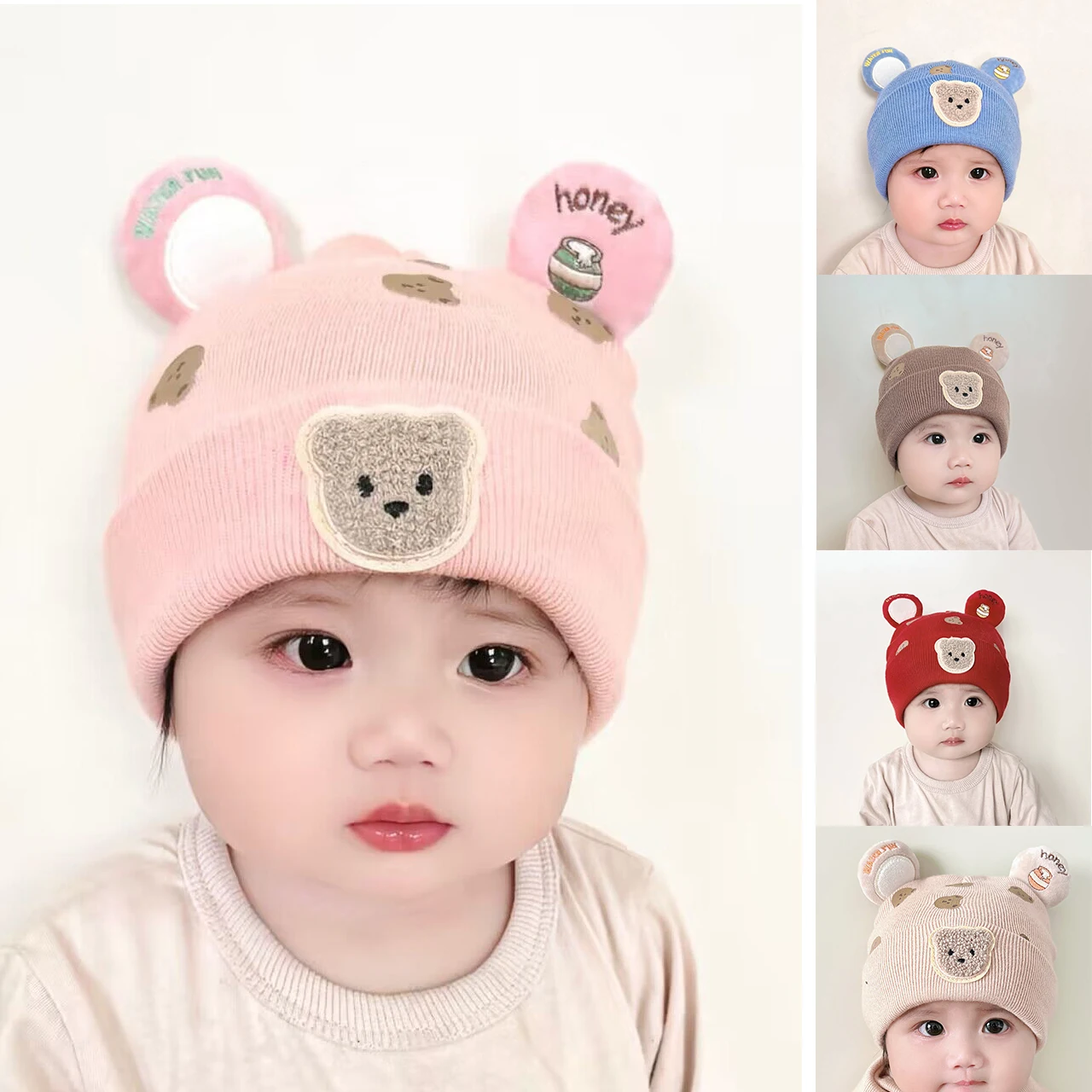 Wnter chaud bébé bonnet chapea - Infant Beanie Hat With Ears avis et prix